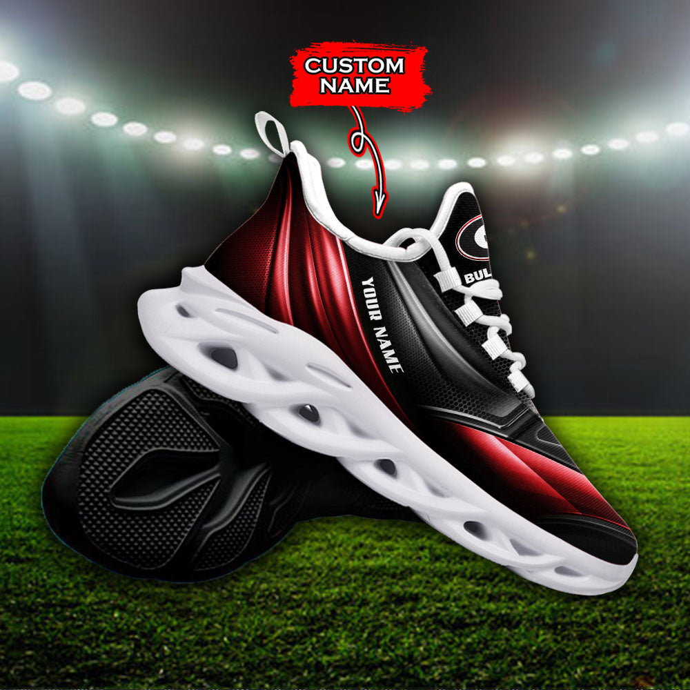 Ideafootwear Georgia Bulldogs NCAA Max Soul Shoes Sneakers For Men And Women
