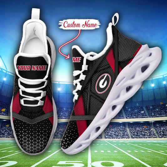 Ideafootwear Georgia Bulldogs NCAA Max Soul Shoes Sneakers For Men And Women