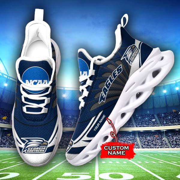 Ideafootwear Georgia Southern Eagles NCAA Max Soul Shoes Sneakers For Men And Women