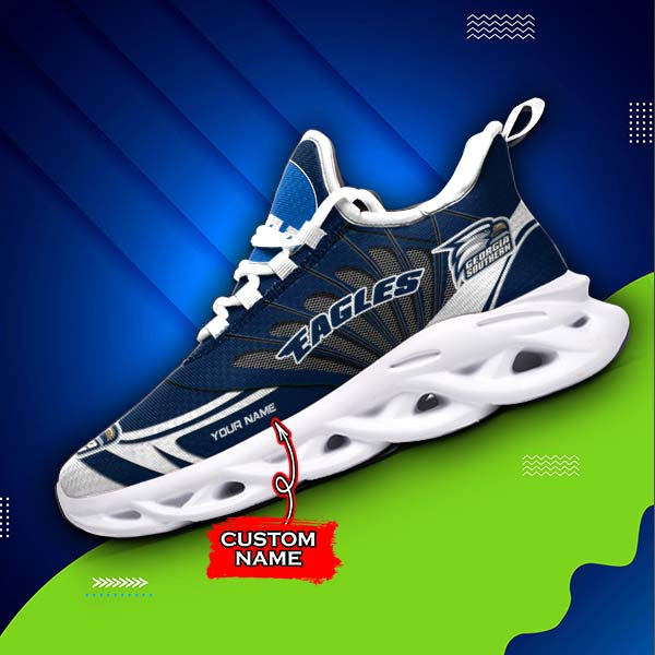 Ideafootwear Georgia Southern Eagles NCAA Max Soul Shoes Sneakers For Men And Women