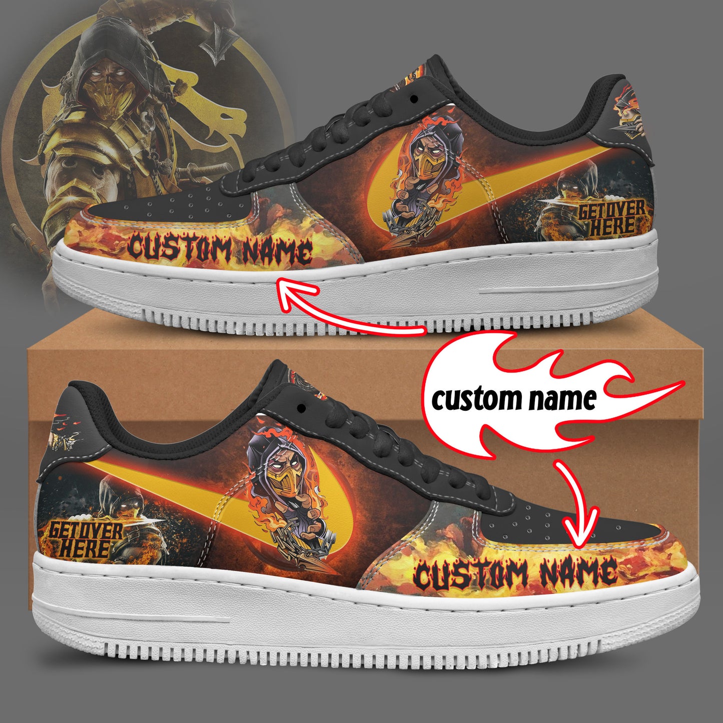 Ideafootwear Get Over Here Air Low-Top Sneakers Shoes For Men And Women