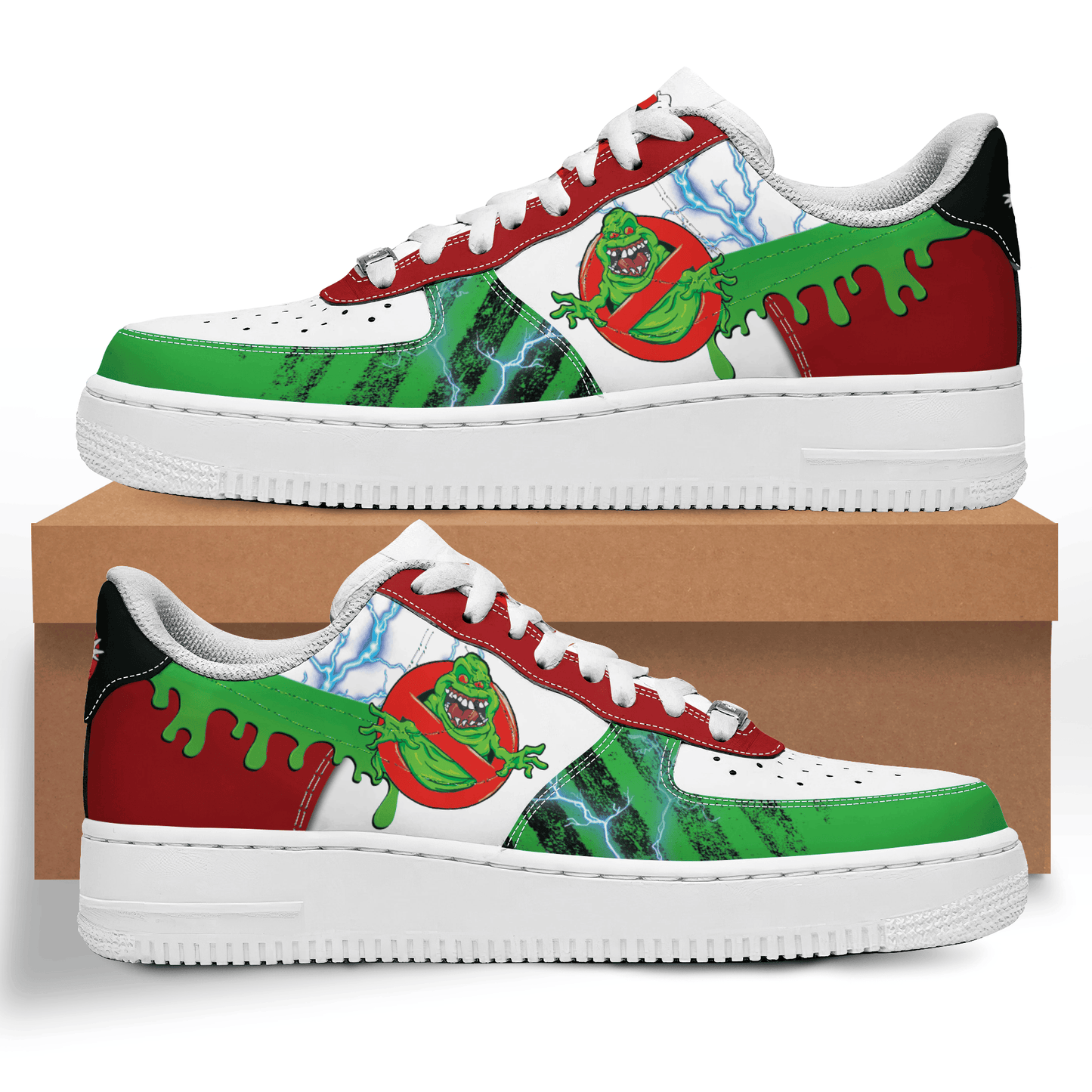 Ideafootwear Ghostbusters Air Low-Top Sneakers Shoes For Men And Women