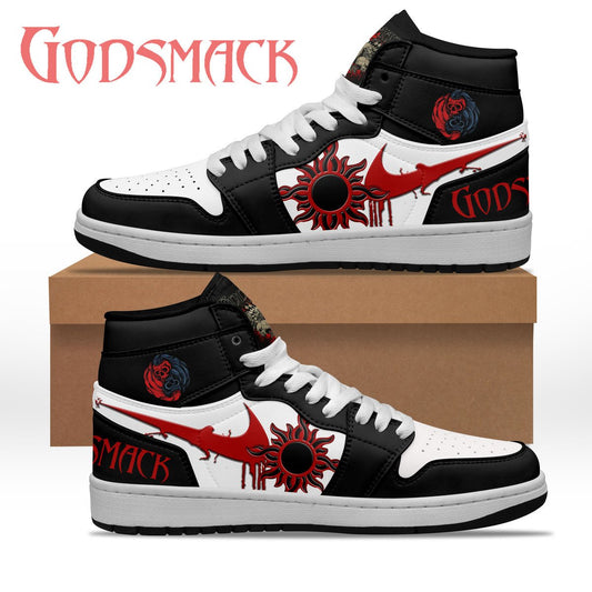 Ideafootwear Godsmack AJ1 High Sneakers Shoes For Men And Women