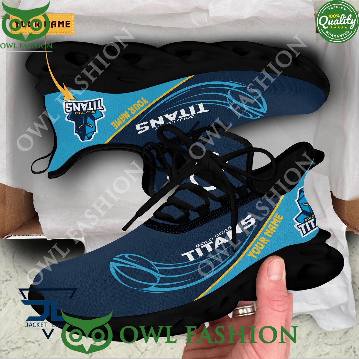 Ideafootwear Gold Coast Titans Max Soul Shoes Sneakers For Men And Women