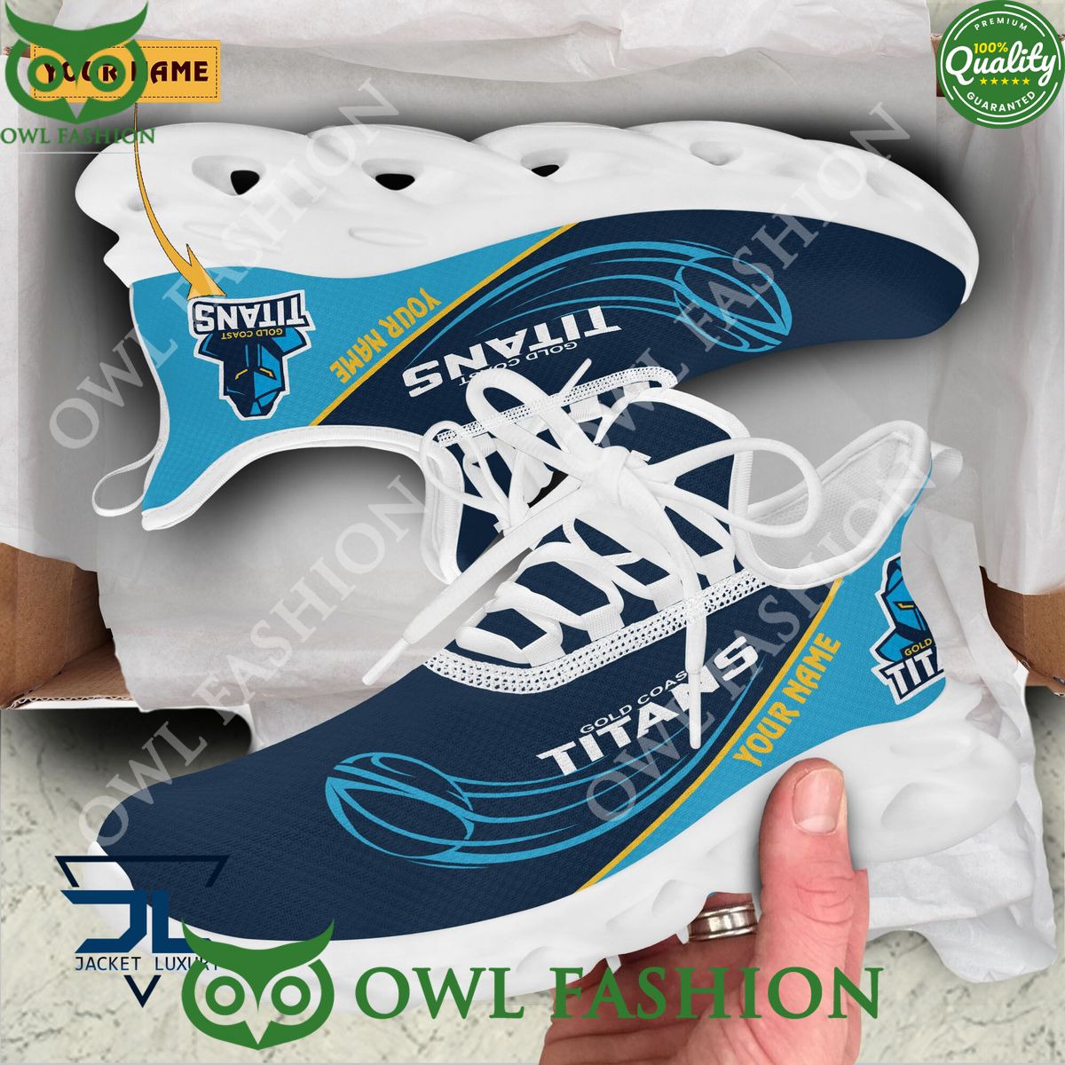 Ideafootwear Gold Coast Titans Max Soul Shoes Sneakers For Men And Women