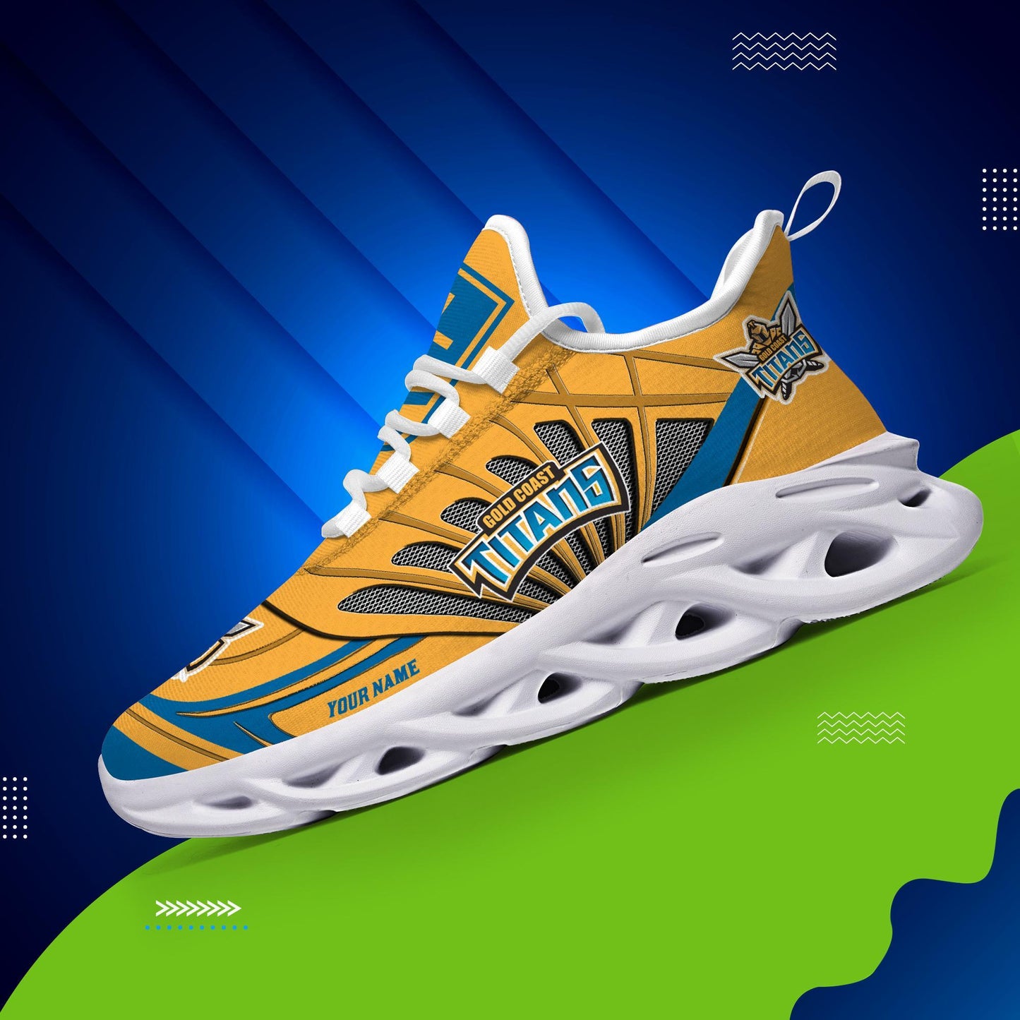 Ideafootwear Gold Coast Titans Max Soul Shoes Sneakers For Men And Women