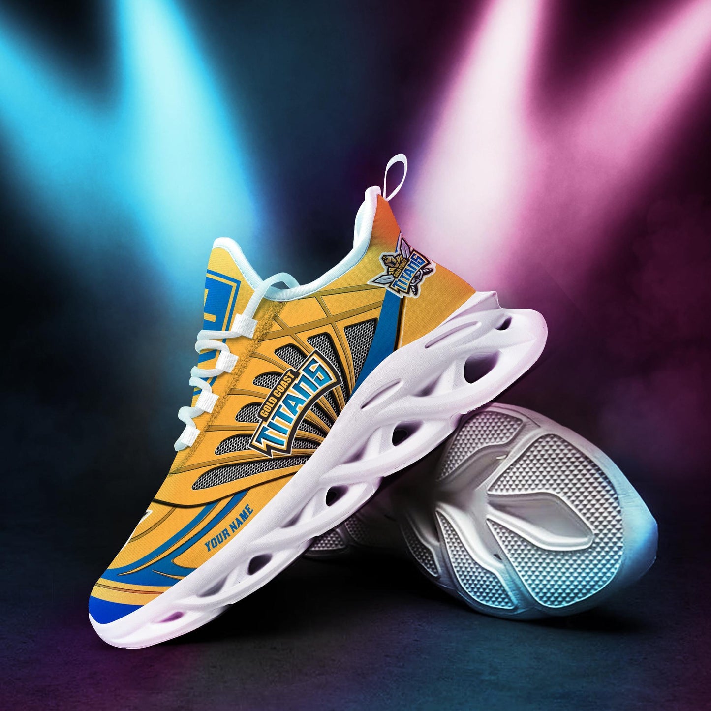 Ideafootwear Gold Coast Titans Max Soul Shoes Sneakers For Men And Women