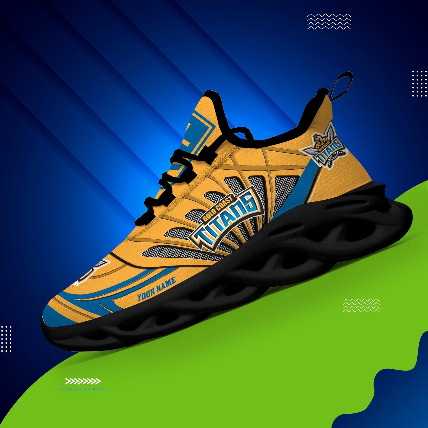 Ideafootwear Gold Coast Titans Max Soul Shoes Sneakers For Men And Women
