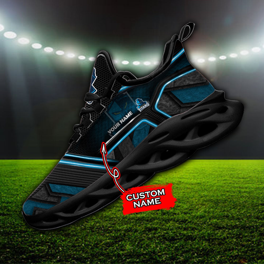 Ideafootwear Gold Coast Titans NRL Max Soul Shoes Sneakers For Men And Women
