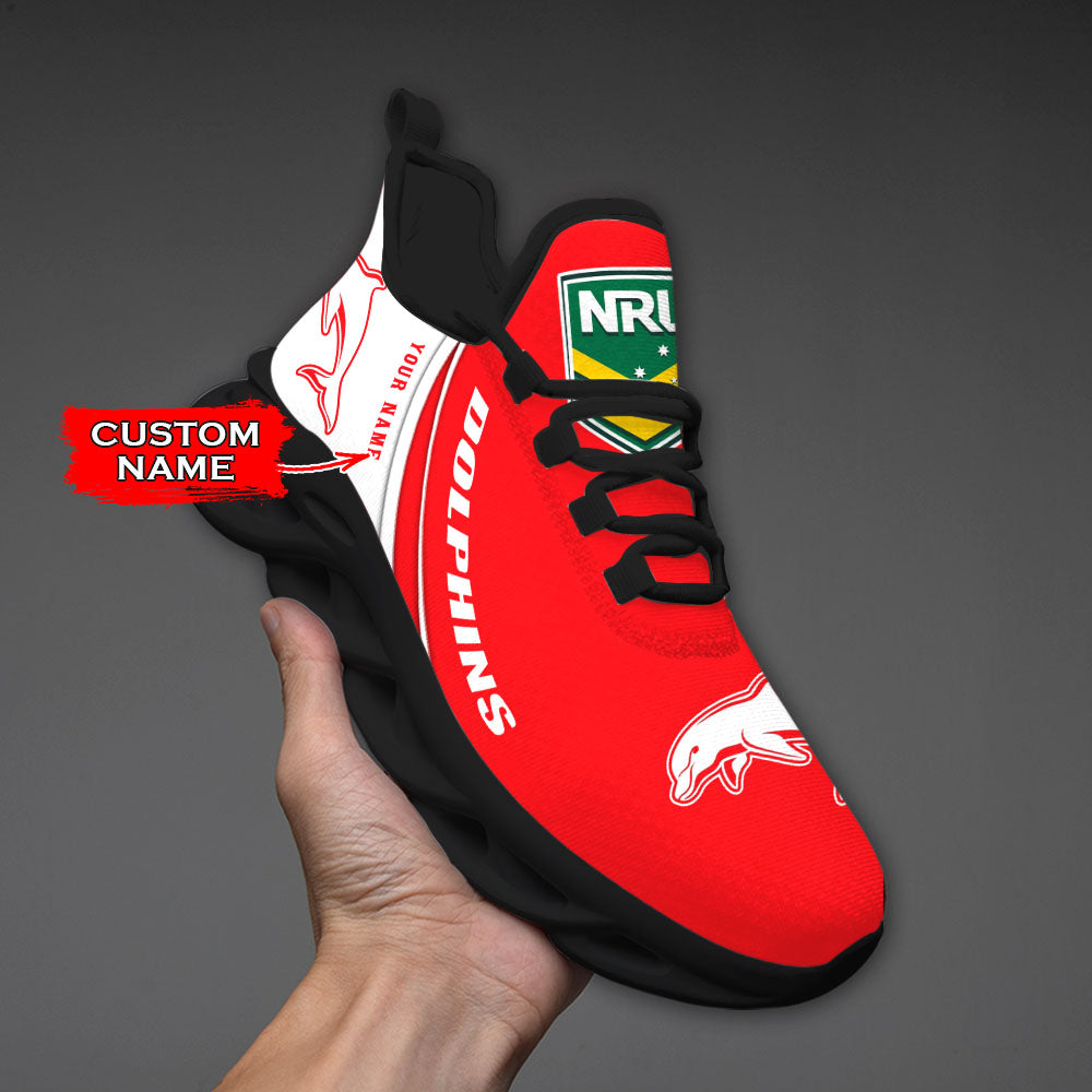 Ideafootwear Gold Coast Titans NRL Max Soul Shoes Sneakers For Men And Women