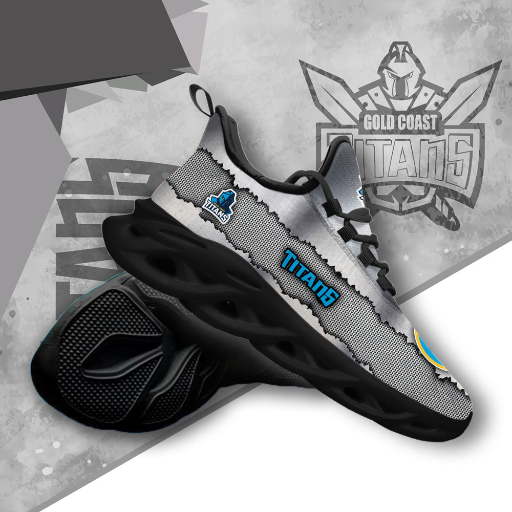 Ideafootwear Gold Coast Titans NRL Max Soul Shoes Sneakers For Men And Women