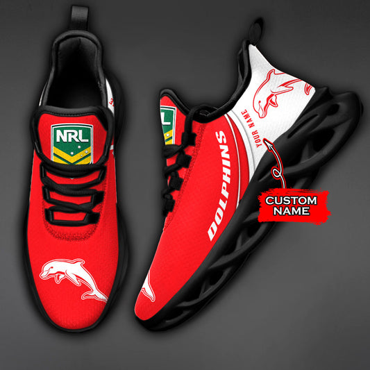 Ideafootwear Gold Coast Titans NRL Max Soul Shoes Sneakers For Men And Women