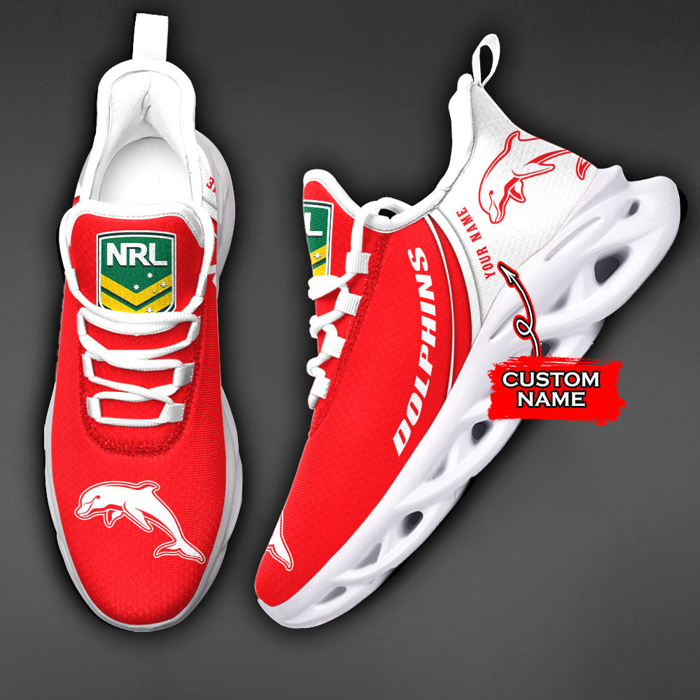 Ideafootwear Gold Coast Titans NRL Max Soul Shoes Sneakers For Men And Women