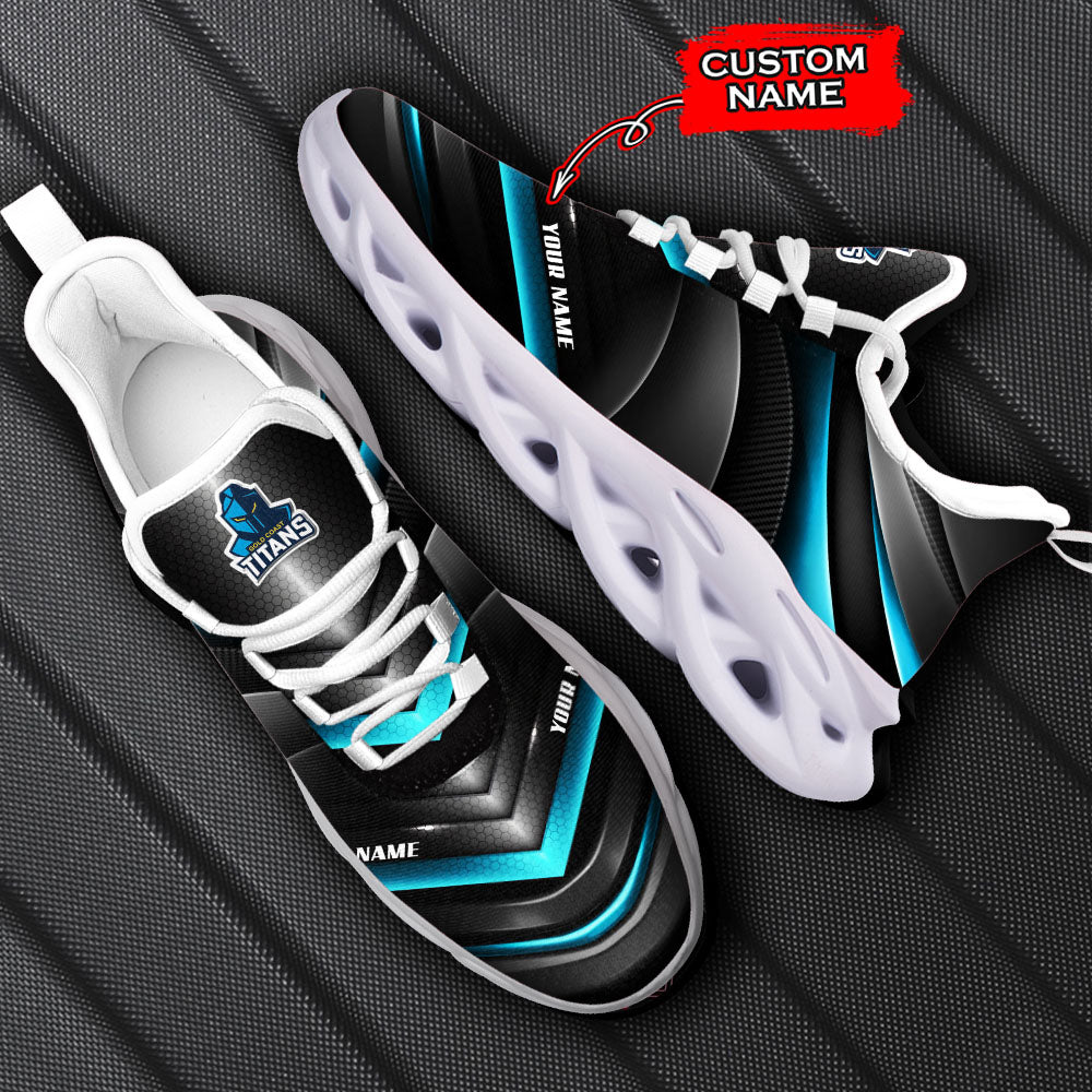 Ideafootwear Gold Coast Titans NRL Max Soul Shoes Sneakers For Men And Women
