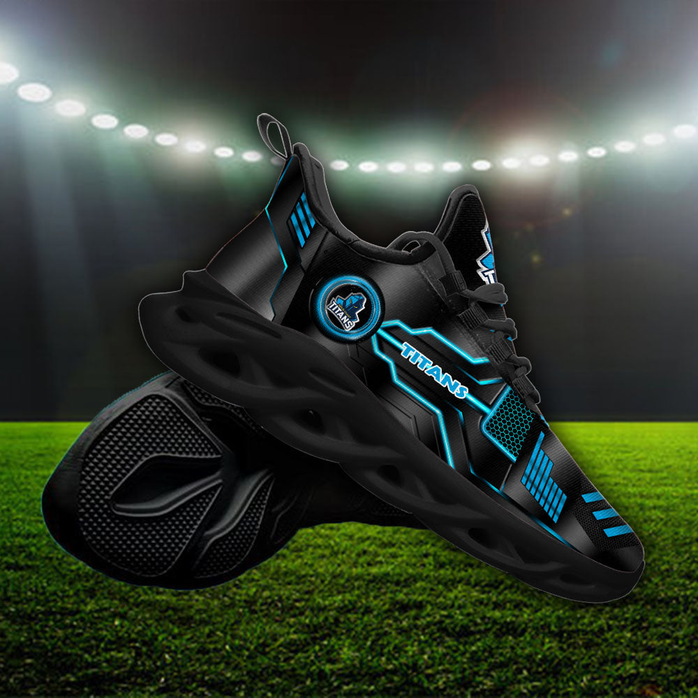 Ideafootwear Gold Coast Titans NRL Max Soul Shoes Sneakers For Men And Women