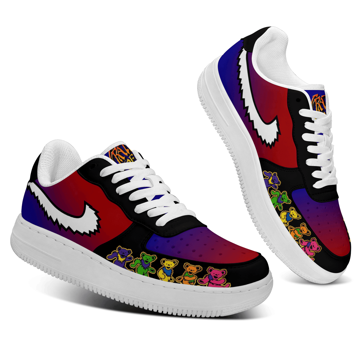 Ideafootwear Grateful Dead Air Low-Top Sneakers Shoes For Men And Women