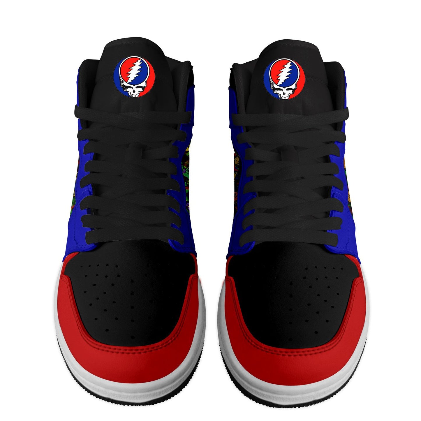 Ideafootwear Grateful Dead AJ1 High Sneakers Shoes For Men And Women