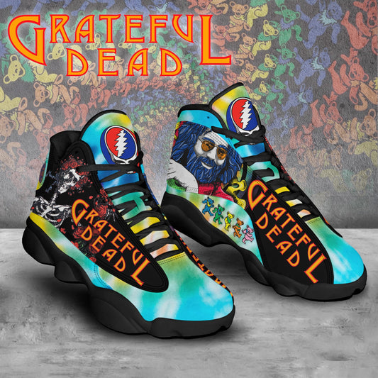 Ideafootwear Grateful Dead AJ13 Sneakers Shoes For Men And Women