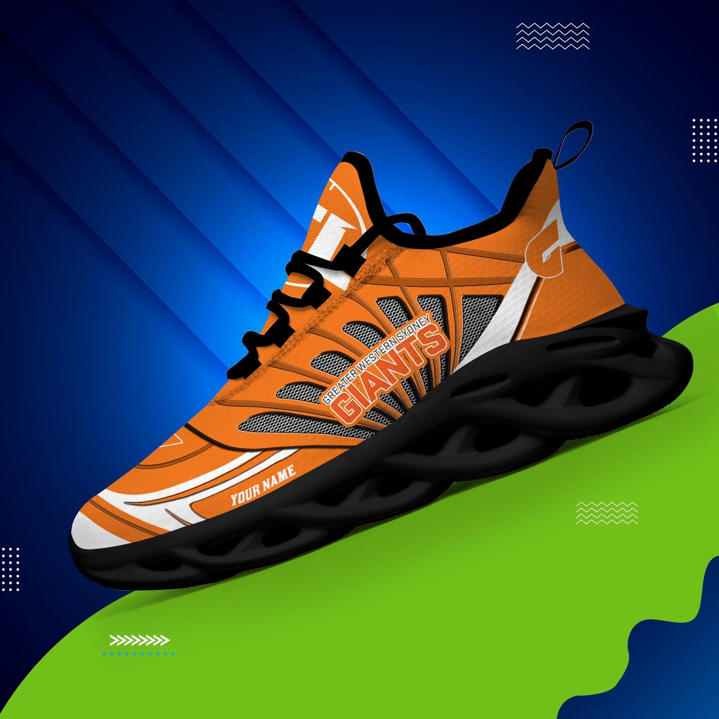 Ideafootwear Greater Western Sydney Giants Max Soul Shoes Sneakers For Men And Women