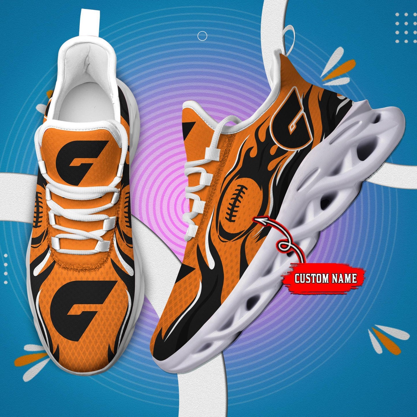 Ideafootwear Greater Western Sydney Giants Max Soul Shoes Sneakers For Men And Women
