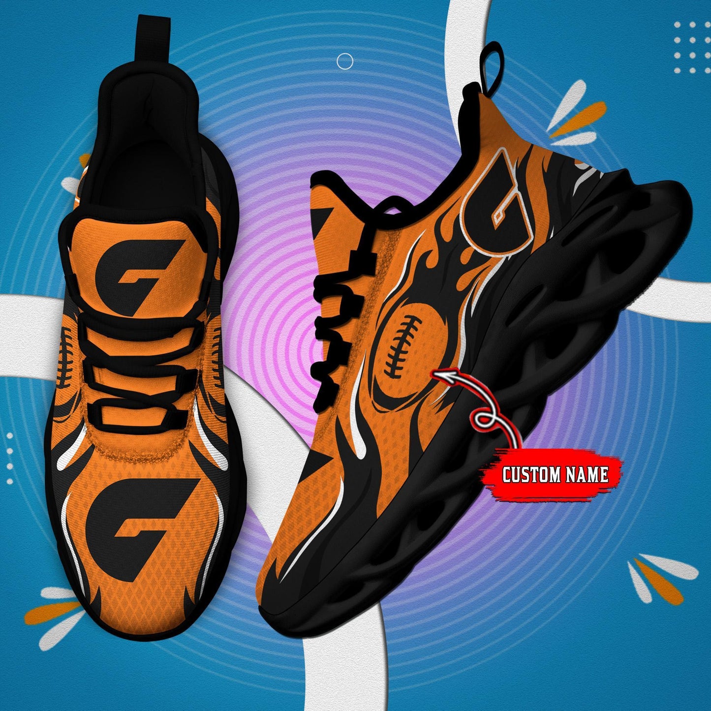 Ideafootwear Greater Western Sydney Giants Max Soul Shoes Sneakers For Men And Women