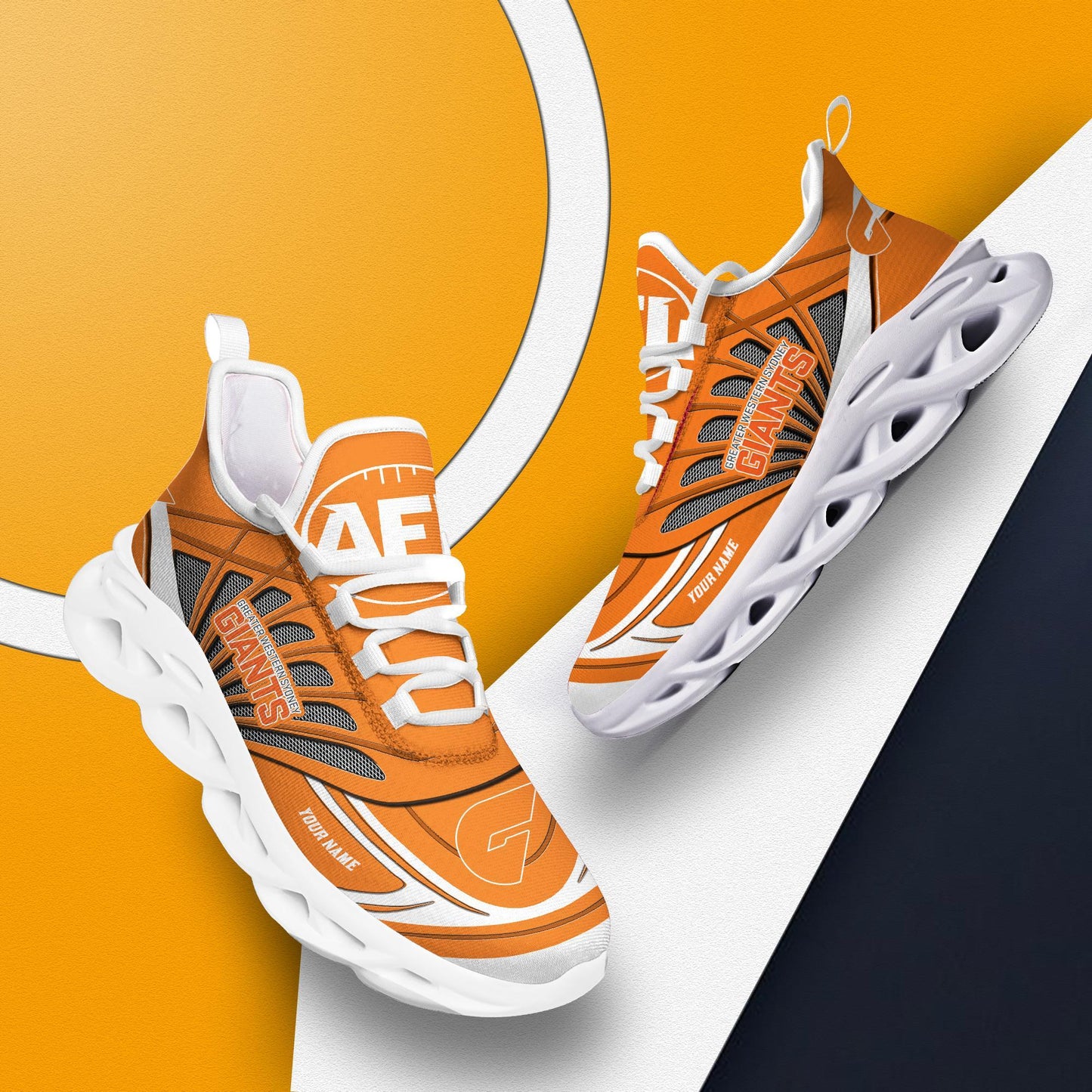 Ideafootwear Greater Western Sydney Giants Max Soul Shoes Sneakers For Men And Women