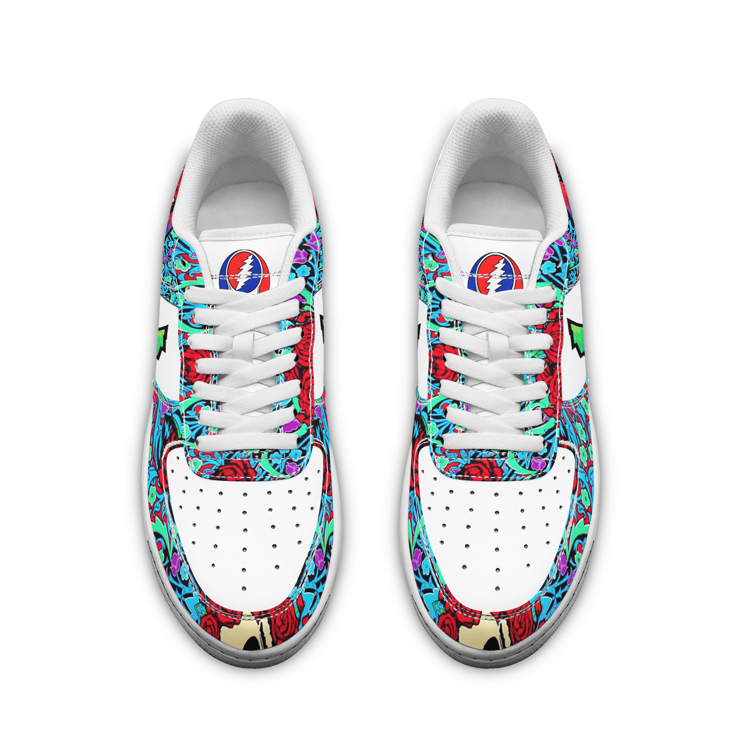 Ideafootwear Greatful Dead Air Low-Top Sneakers Shoes For Men And Women