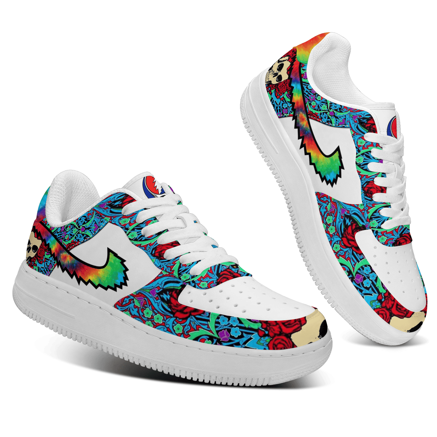 Ideafootwear Greatful Dead Air Low-Top Sneakers Shoes For Men And Women