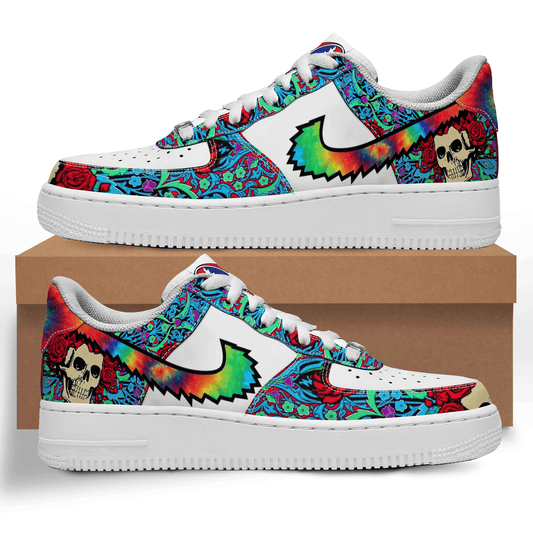 Ideafootwear Greatful Dead Air Low-Top Sneakers Shoes For Men And Women