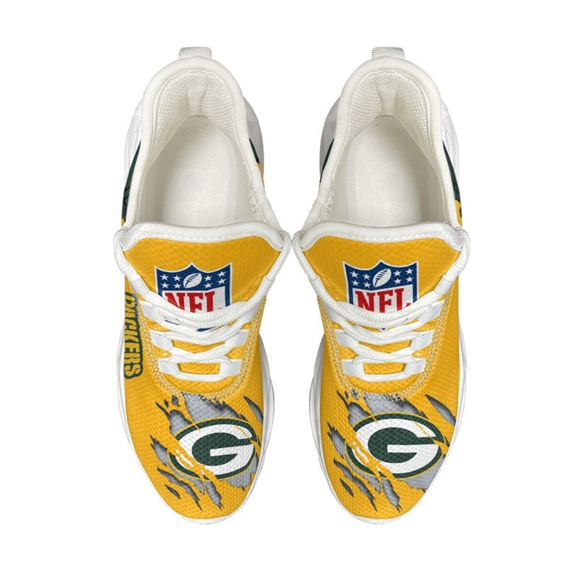Ideafootwear Green Bay Packers Max Soul Shoes Sneakers For Men And Women