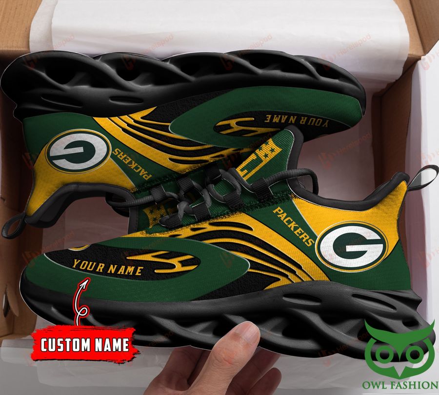 Ideafootwear Green Bay Packers Max Soul Shoes Sneakers For Men And Women