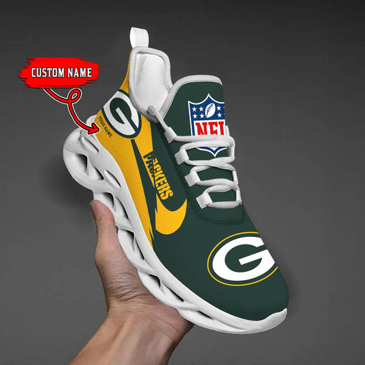 Ideafootwear Green Bay Packers Max Soul Shoes Sneakers For Men And Women