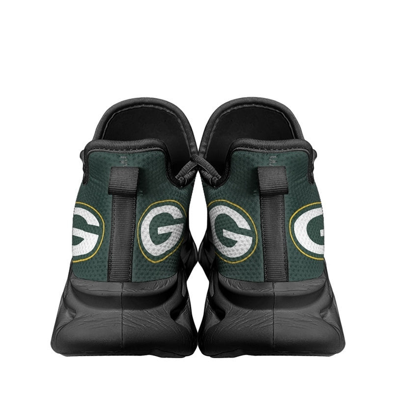 Ideafootwear Green Bay Packers Max Soul Shoes Sneakers For Men And Women