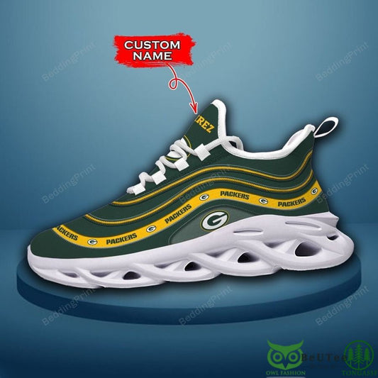 Ideafootwear Green Bay Packers Max Soul Shoes Sneakers For Men And Women