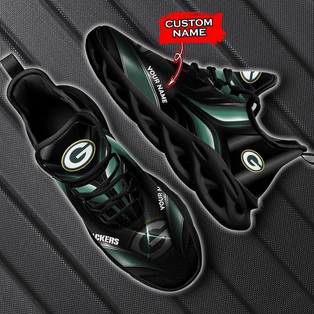 Ideafootwear Green Bay Packers NFL Max Soul Shoes Sneakers For Men And Women