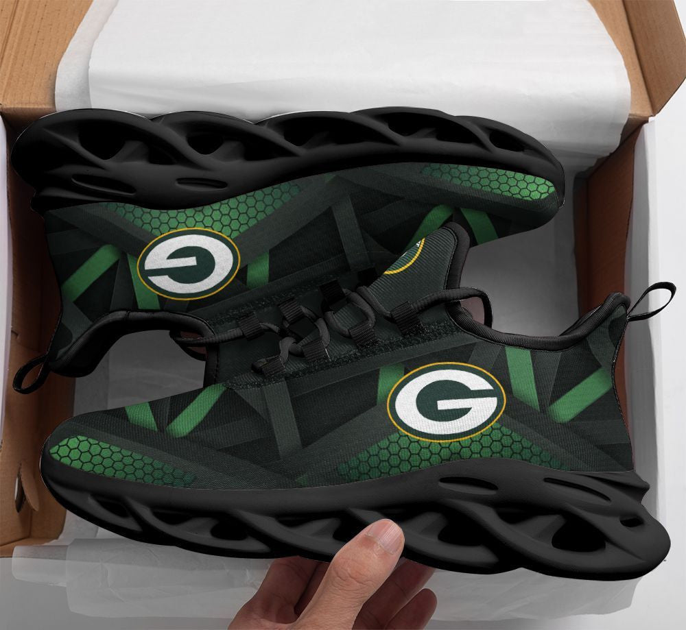 Ideafootwear Green Bay Packers NFL Max Soul Shoes Sneakers For Men And Women