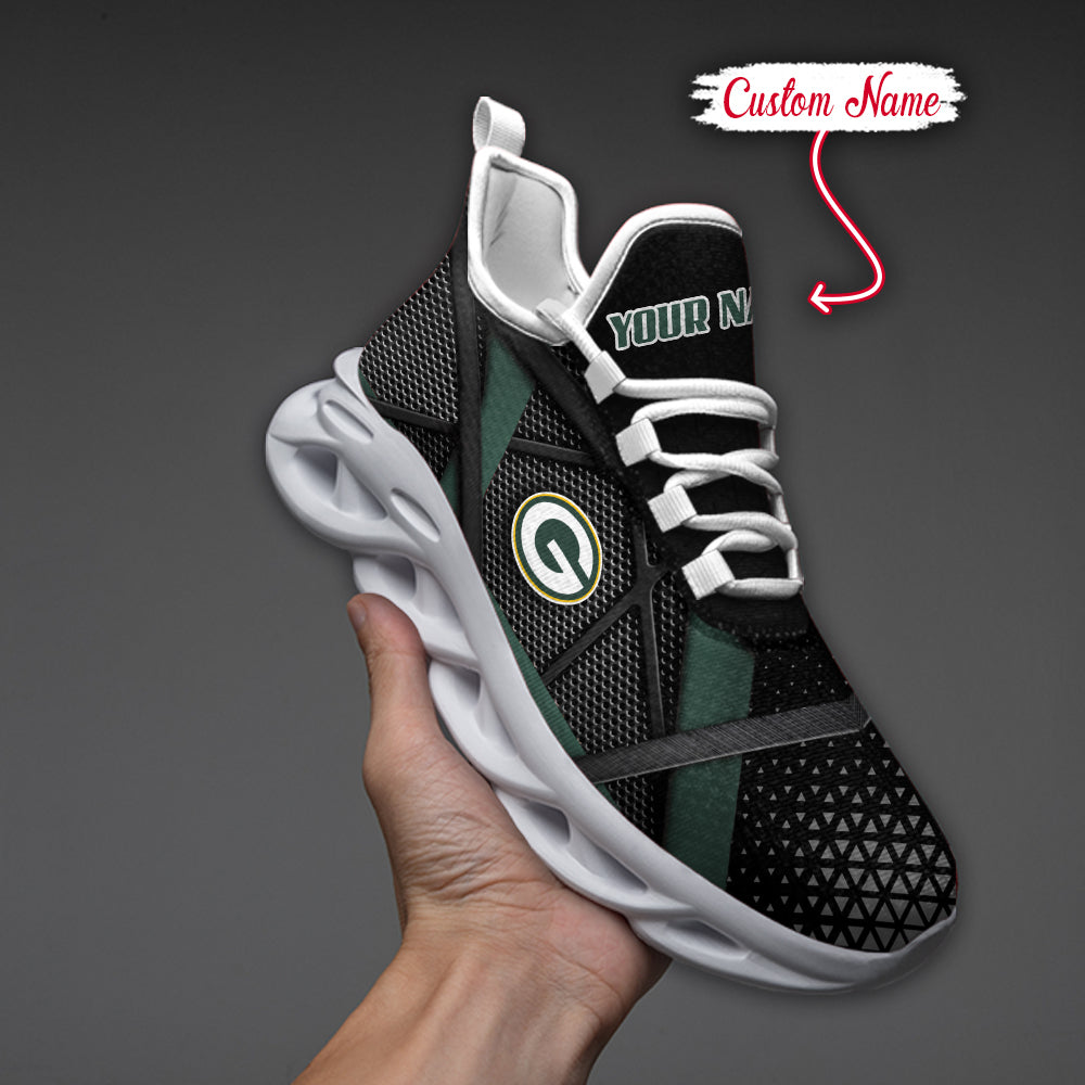 Ideafootwear Green Bay Packers NFL Max Soul Shoes Sneakers For Men And Women