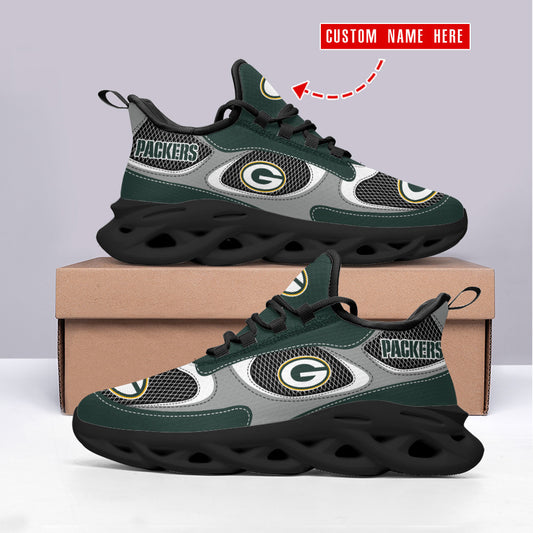 Ideafootwear Green Bay Packers NFL Max Soul Shoes Sneakers For Men And Women