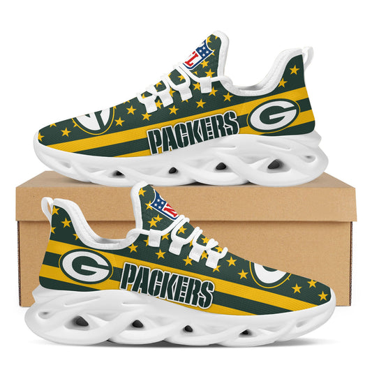 Ideafootwear Green Bay Packers NFL Max Soul Shoes Sneakers For Men And Women