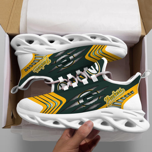 Ideafootwear Green Bay Packers NFL Max Soul Shoes Sneakers For Men And Women