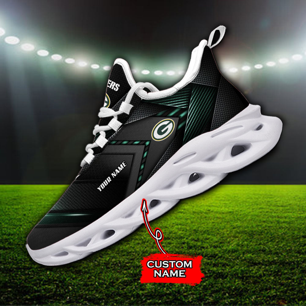 Ideafootwear Green Bay Packers NFL Max Soul Shoes Sneakers For Men And Women