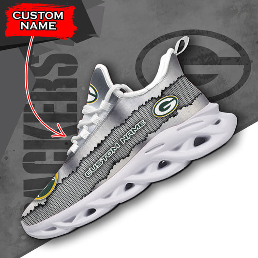 Ideafootwear Green Bay Packers NFL Max Soul Shoes Sneakers For Men And Women