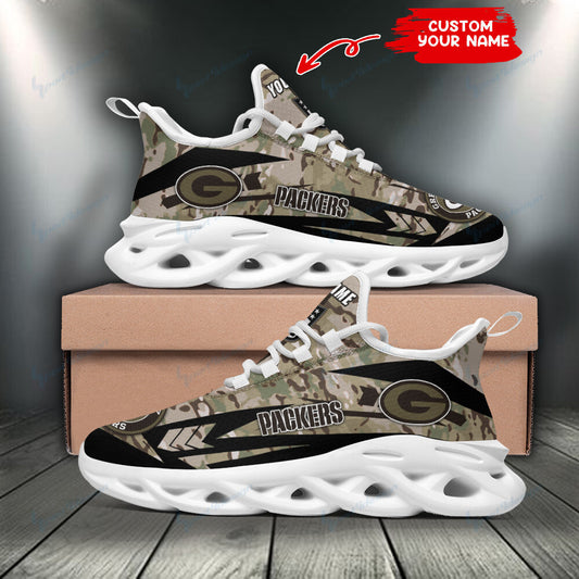 Ideafootwear Green Bay Packers NFL Max Soul Shoes Sneakers For Men And Women