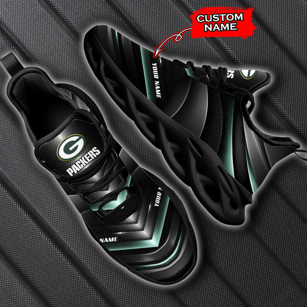 Ideafootwear Green Bay Packers NFL Max Soul Shoes Sneakers For Men And Women