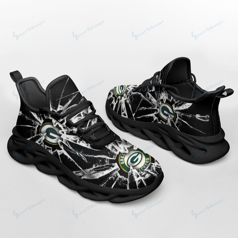 Ideafootwear Green Bay Packers NFL Max Soul Shoes Sneakers For Men And Women