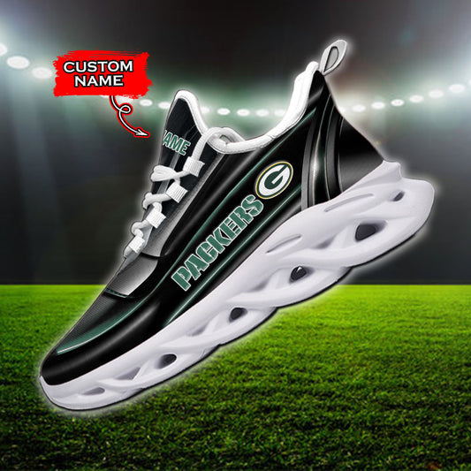 Ideafootwear Green Bay Packers NFL Max Soul Shoes Sneakers For Men And Women