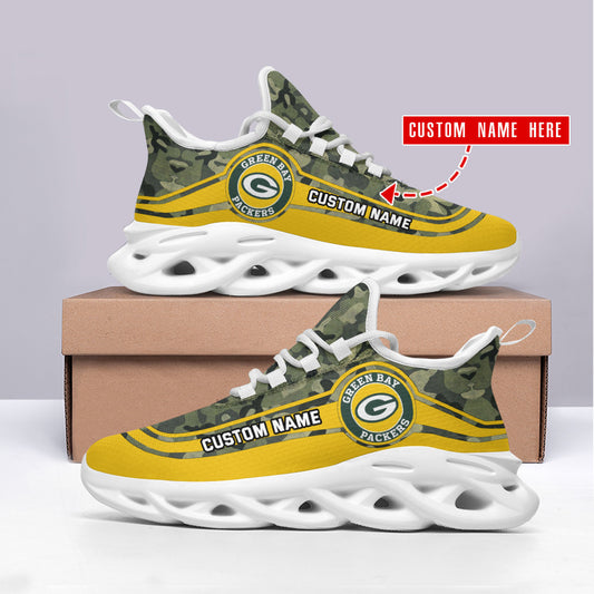 Ideafootwear Green Bay Packers NFL Max Soul Shoes Sneakers For Men And Women