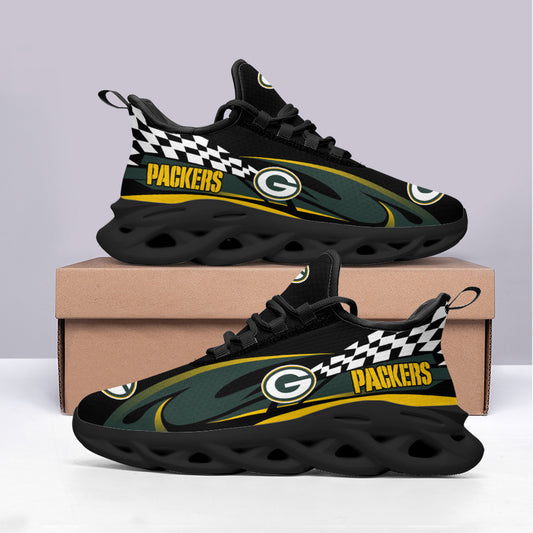 Ideafootwear Green Bay Packers NFL Max Soul Shoes Sneakers For Men And Women