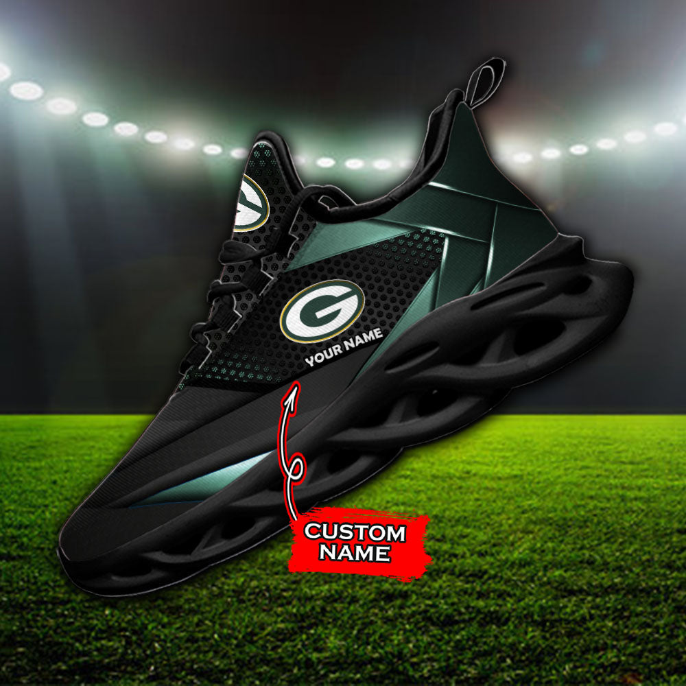 Ideafootwear Green Bay Packers NFL Max Soul Shoes Sneakers For Men And Women