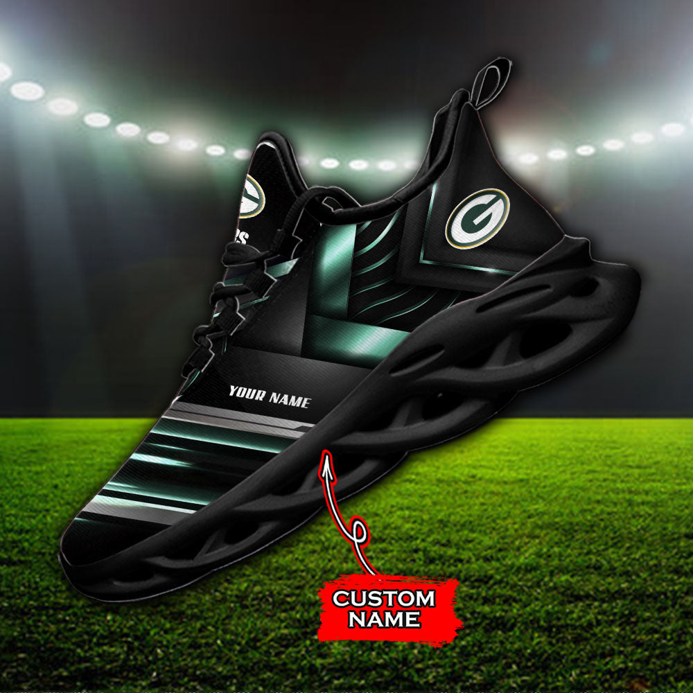 Ideafootwear Green Bay Packers NFL Max Soul Shoes Sneakers For Men And Women